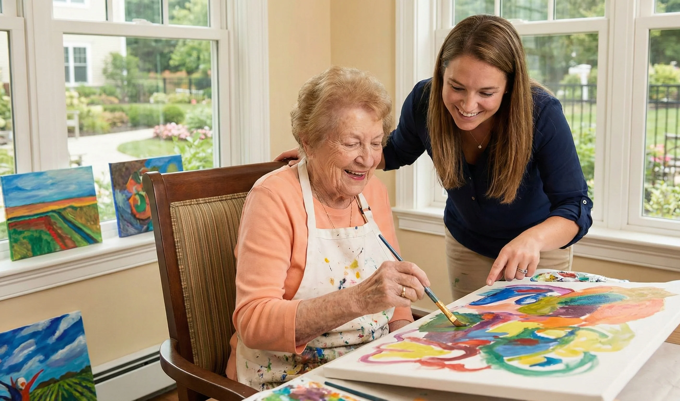 Beyond Bingo: Why Creative Arts Therapy Matters for Memory Care